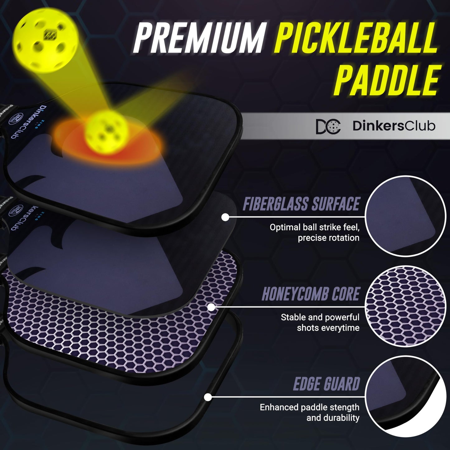 DC Pickleball Paddles Set of 4, lifestyle2